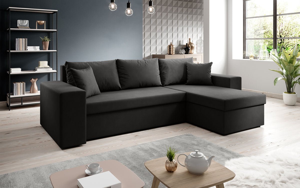 Designer Sofa Denver Stof met slaap- en klapfunctie