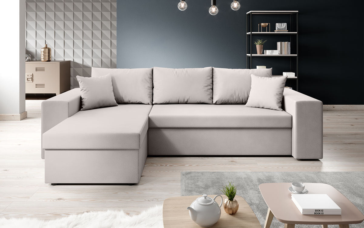 Designer Sofa Denver Stof met slaap- en klapfunctie