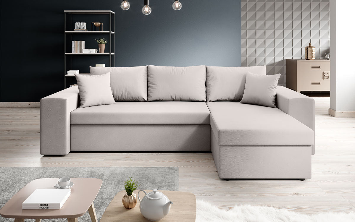 Designer Sofa Denver Stof met slaap- en klapfunctie