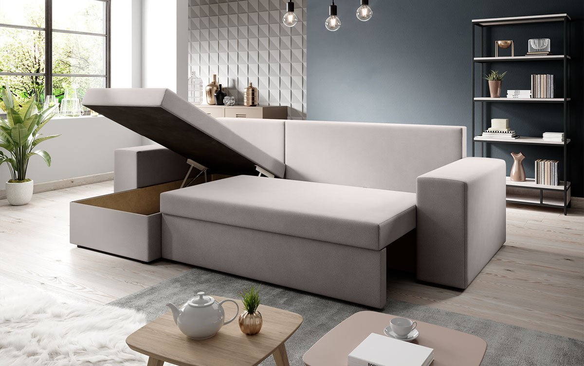 Designer Sofa Denver Stof met slaap- en klapfunctie