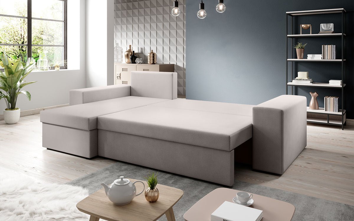 Designer Sofa Denver Stof met slaap- en klapfunctie