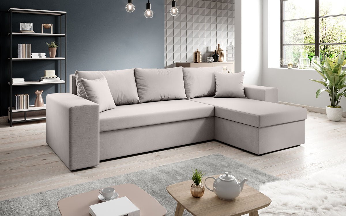 Designer Sofa Denver Stof met slaap- en klapfunctie