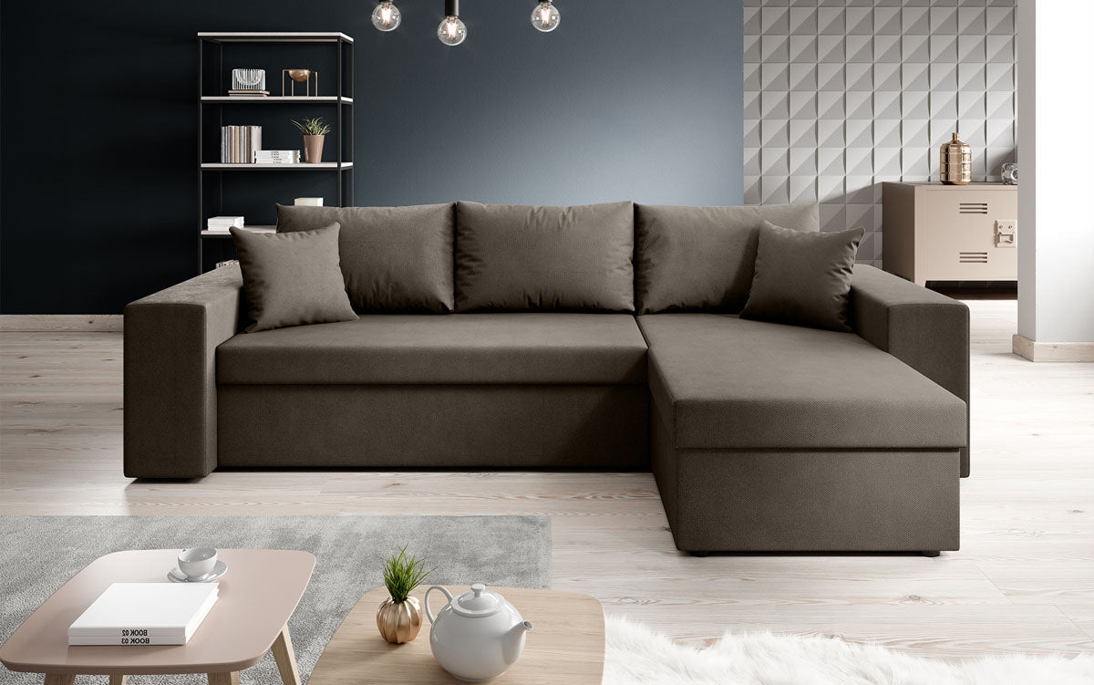 Designer Sofa Denver Stof met slaap- en klapfunctie