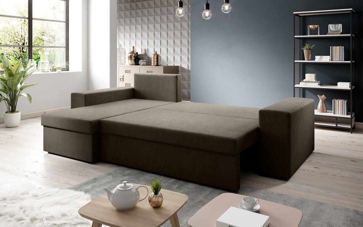 Designer Sofa Denver Stof met slaap- en klapfunctie