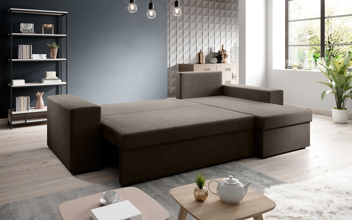Designer Sofa Denver Stof met slaap- en klapfunctie