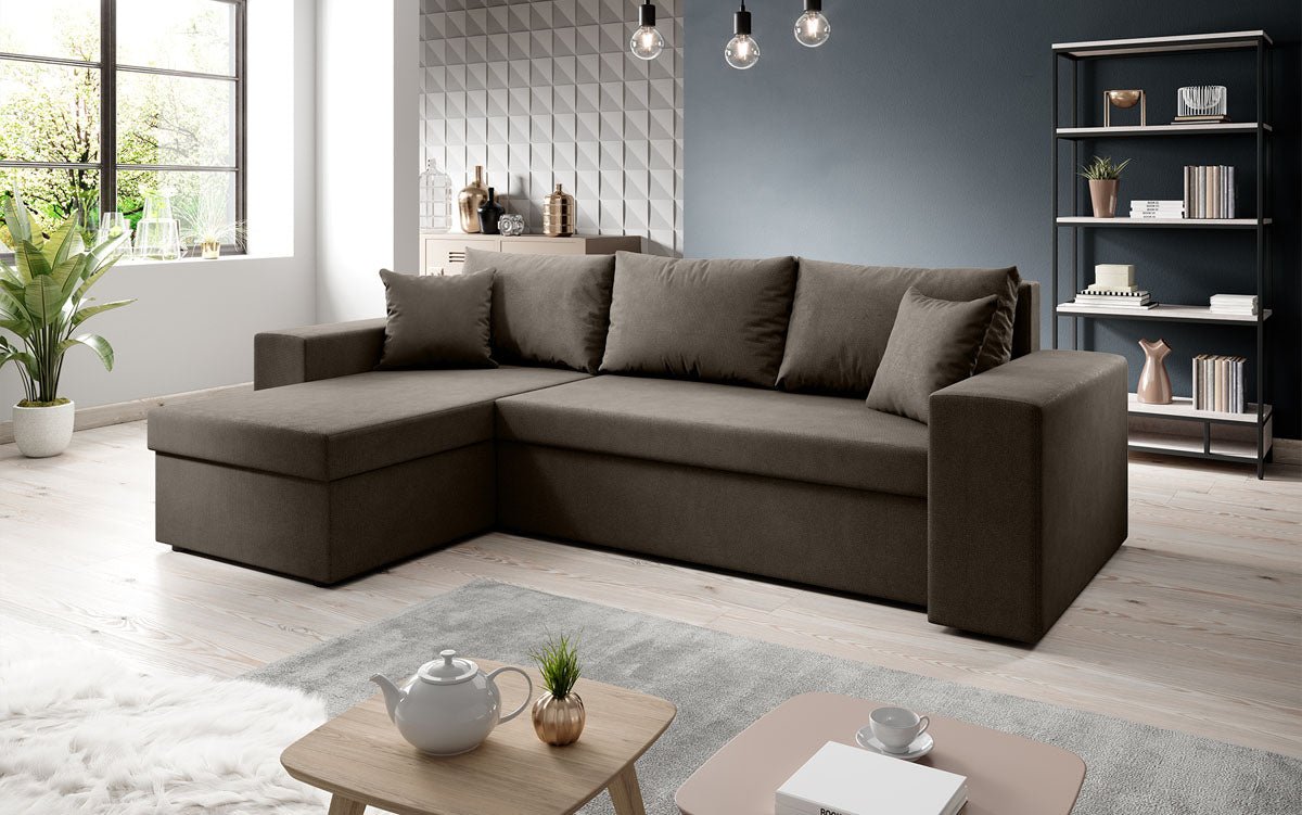Designer Sofa Denver Stof met slaap- en klapfunctie