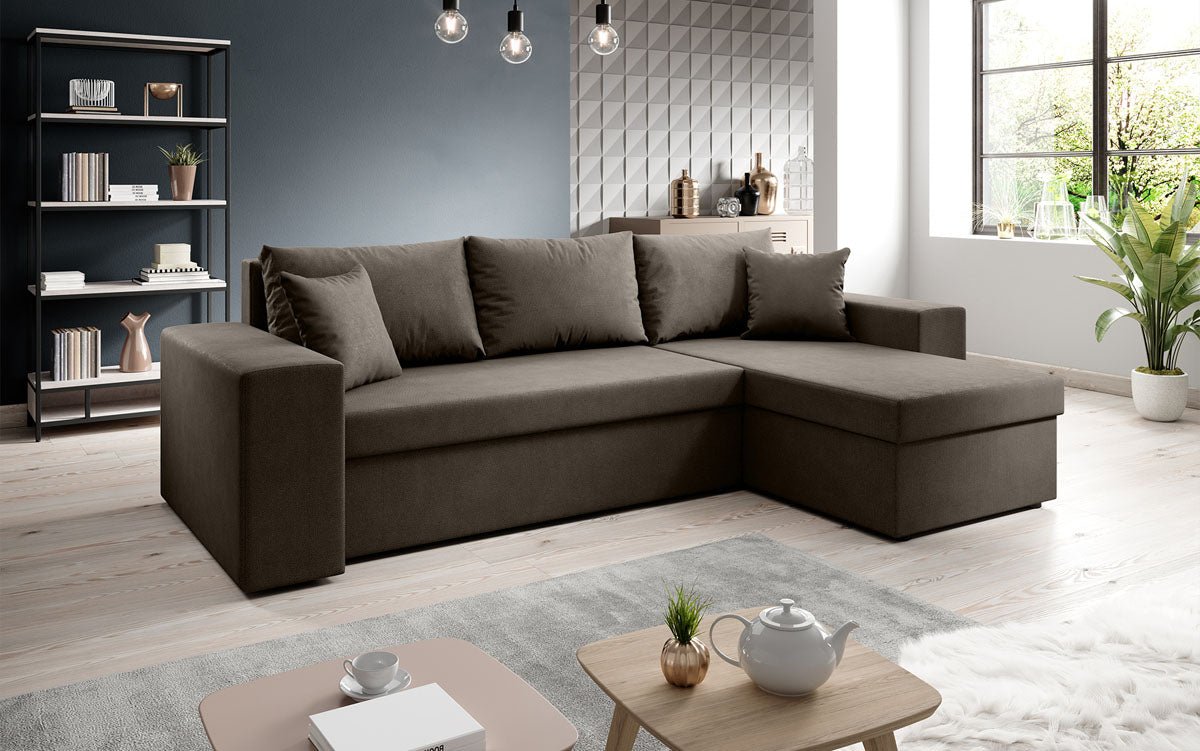 Designer Sofa Denver Stof met slaap- en klapfunctie