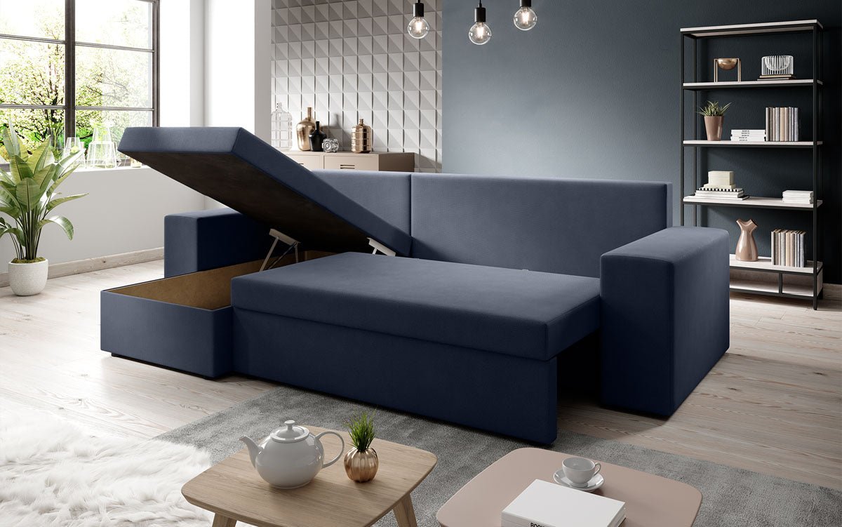 Designer Sofa Denver Stof met slaap- en klapfunctie