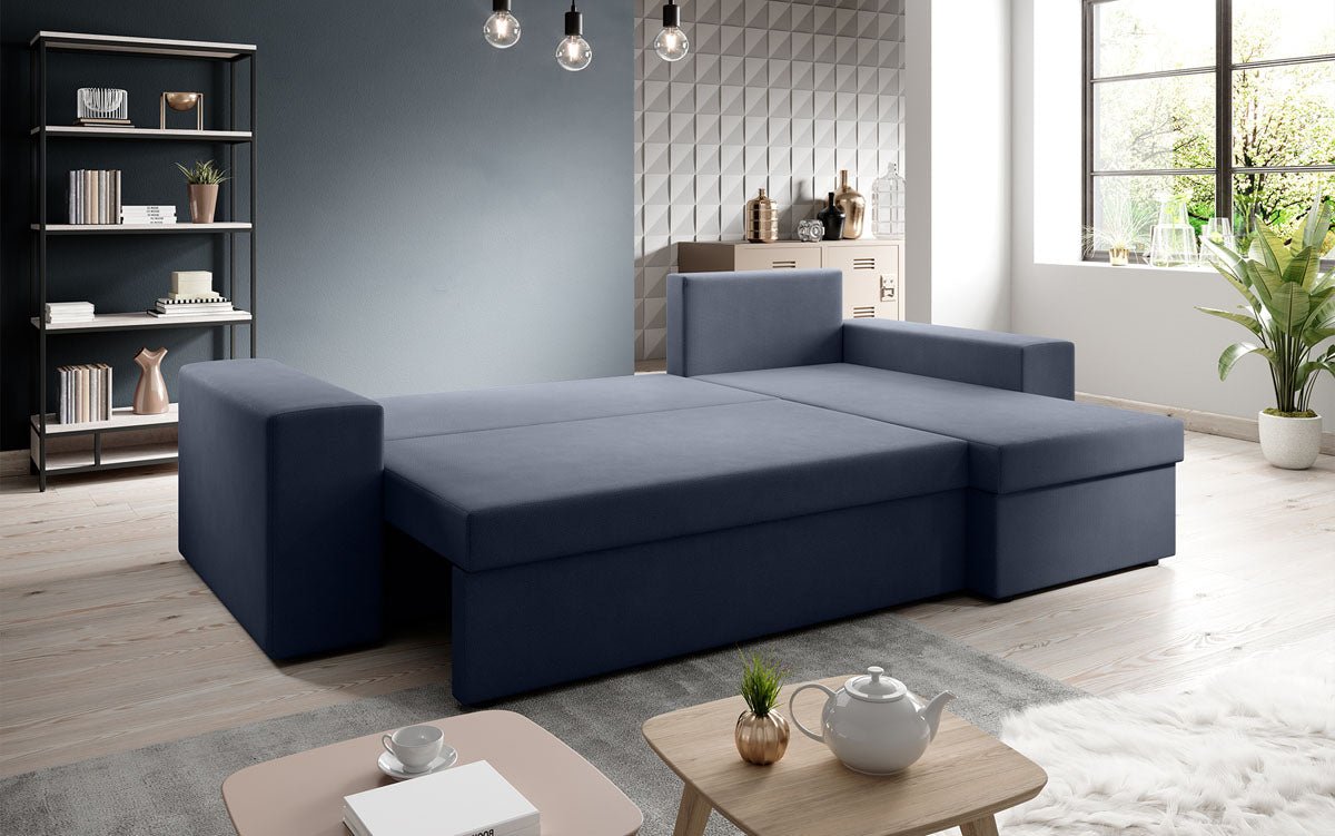 Designer Sofa Denver Stof met slaap- en klapfunctie
