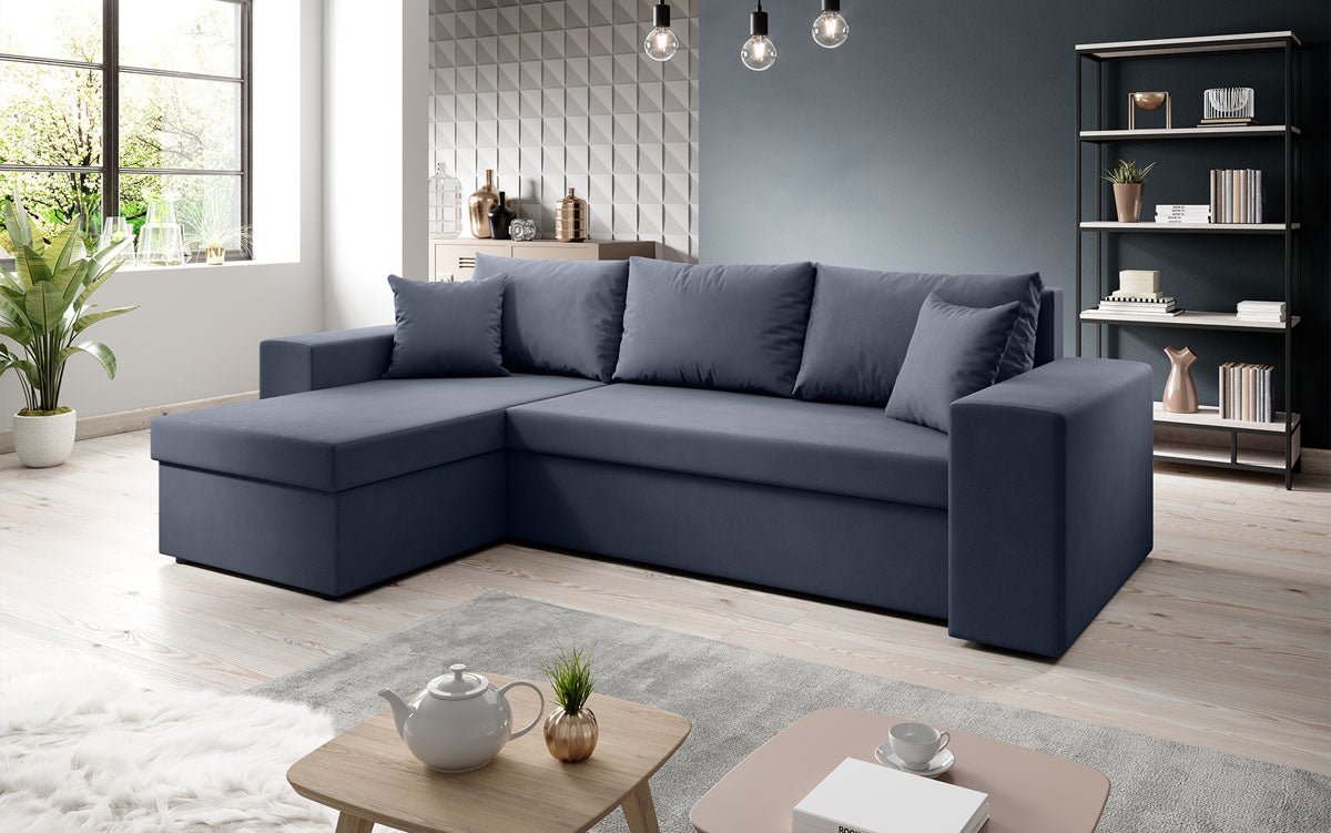 Designer Sofa Denver Stof met slaap- en klapfunctie