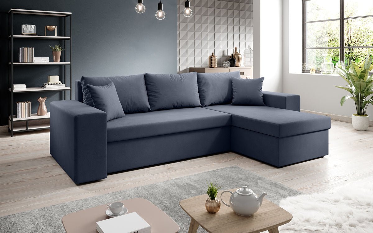 Designer Sofa Denver Stof met slaap- en klapfunctie