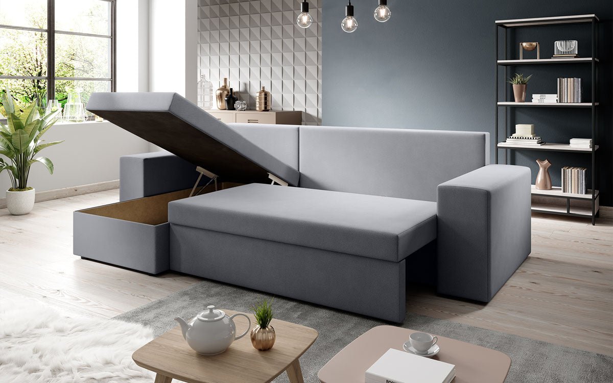 Designer Sofa Denver Stof met slaap- en klapfunctie