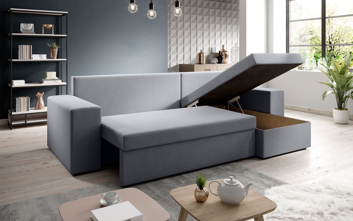 Designer Sofa Denver Stof met slaap- en klapfunctie