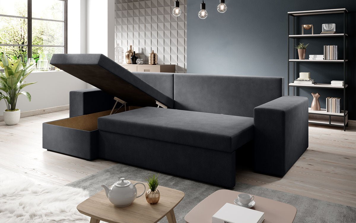 Designer Sofa Denver Stof met slaap- en klapfunctie