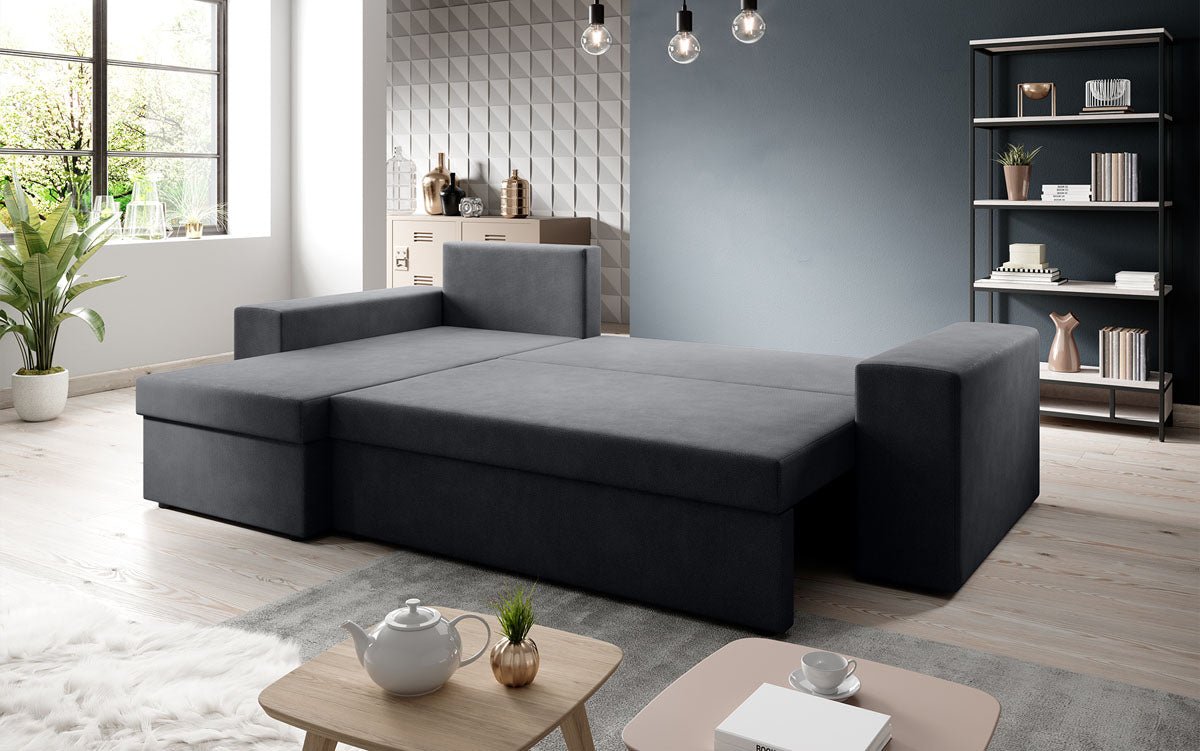 Designer Sofa Denver Stof met slaap- en klapfunctie