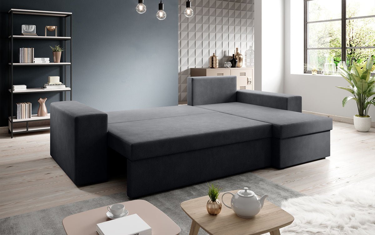 Designer Sofa Denver Stof met slaap- en klapfunctie