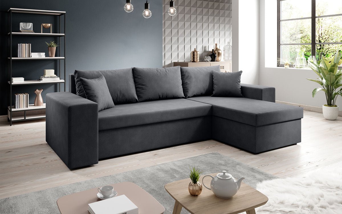 Designer Sofa Denver Stof met slaap- en klapfunctie