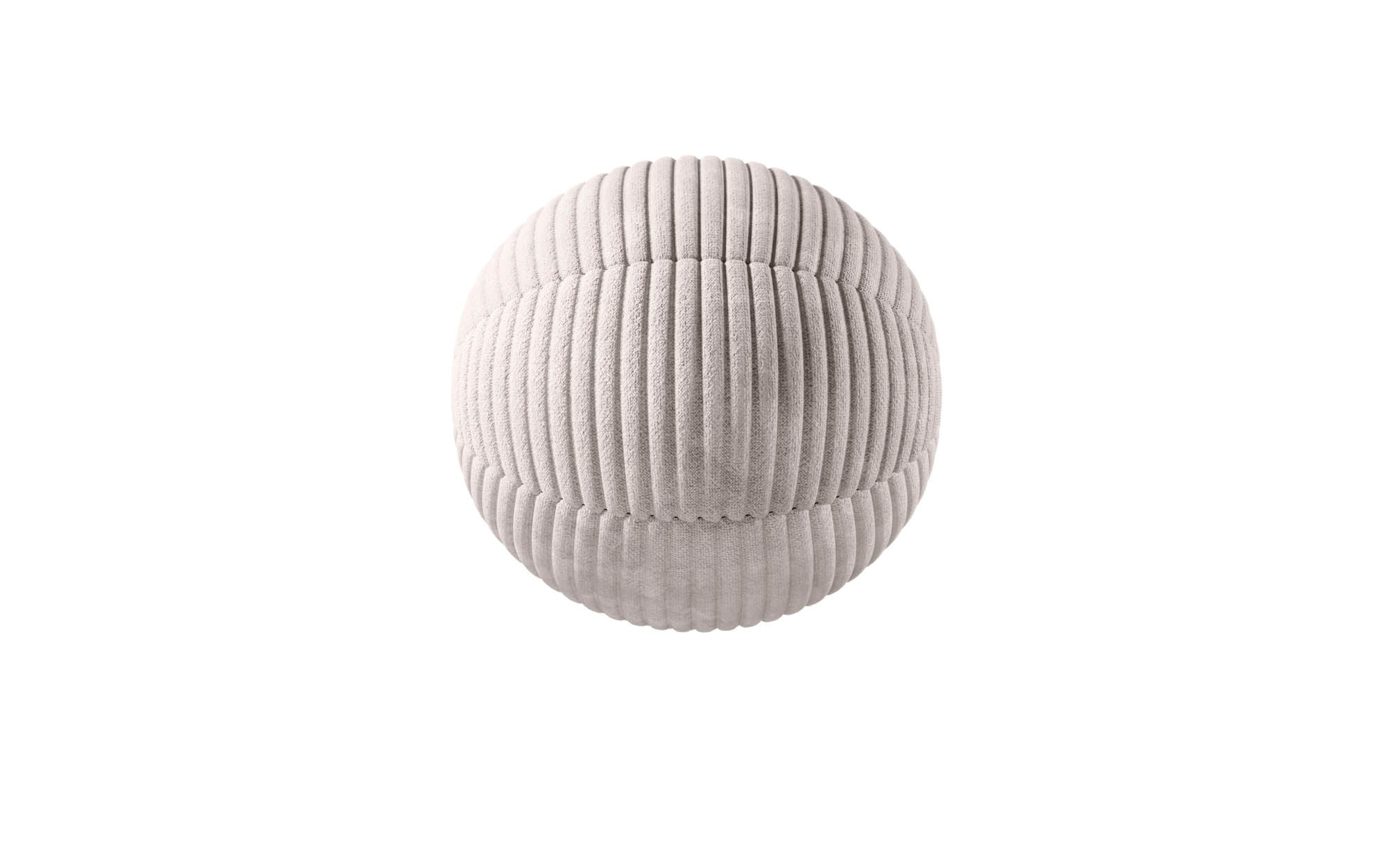 Coussin décoratif rond Sphere ⌀35 cm en Côtelé