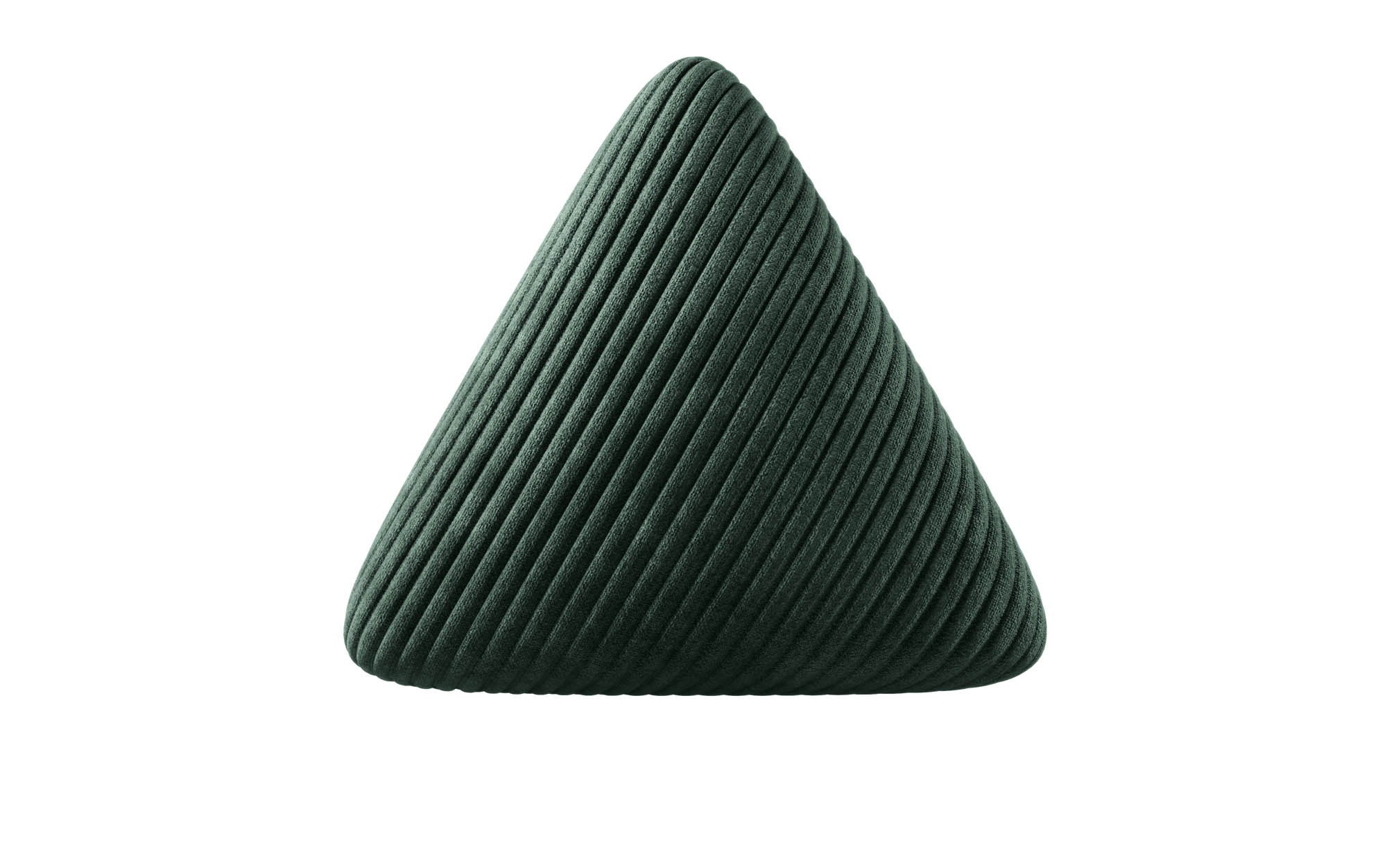 Coussin décoratif triangulaire Nook en Côtelé