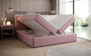 Boxspringbed Lux Fluweel met opbergruimte