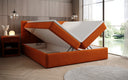 Boxspringbed Lux Fluweel met opbergruimte