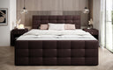 Boxspringbed Luxor van kunstleer met opbergruimte