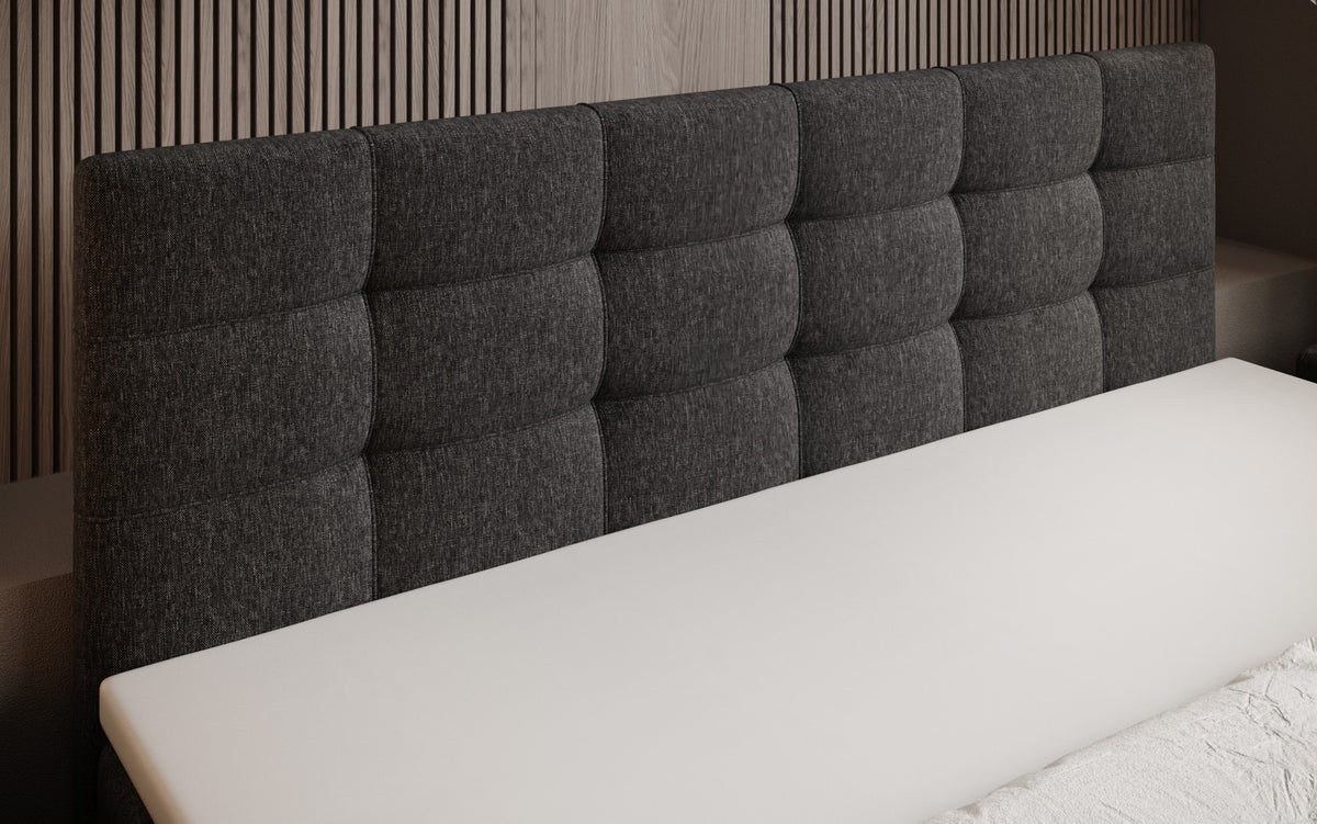 Boxspringbed Luxor Stof met Opbergruimte
