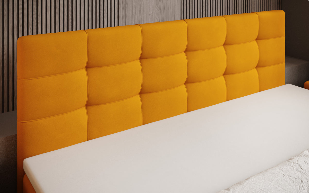Boxspringbett Luxor Samt mit Stauraum