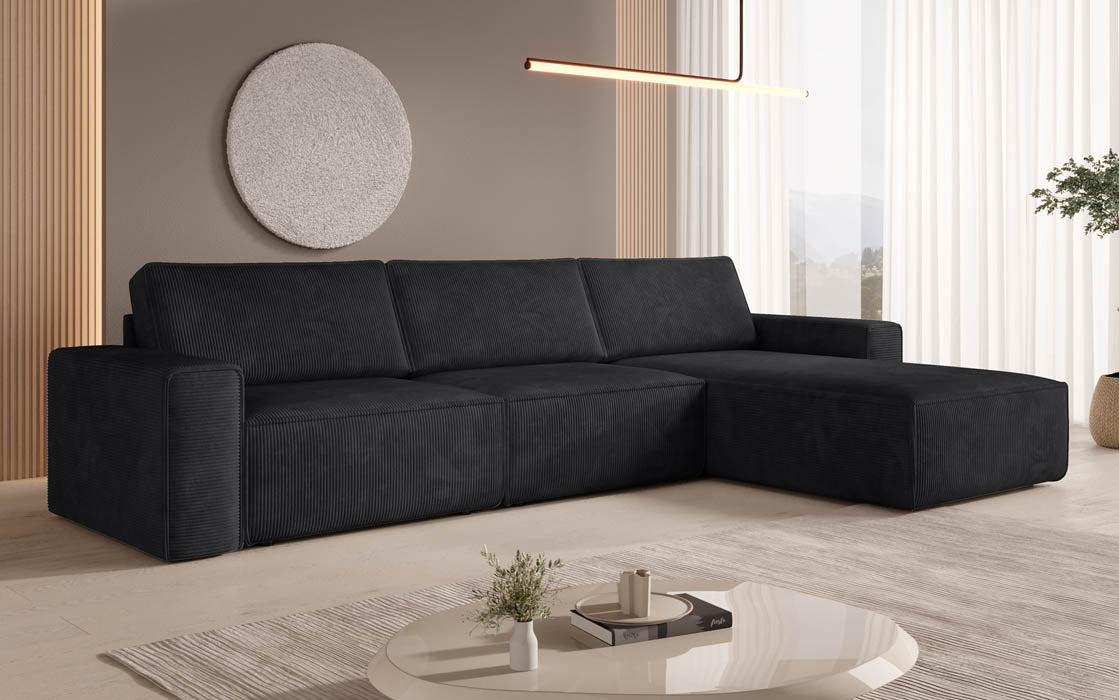 Modulaire hoekbank Yuma L van corduroy