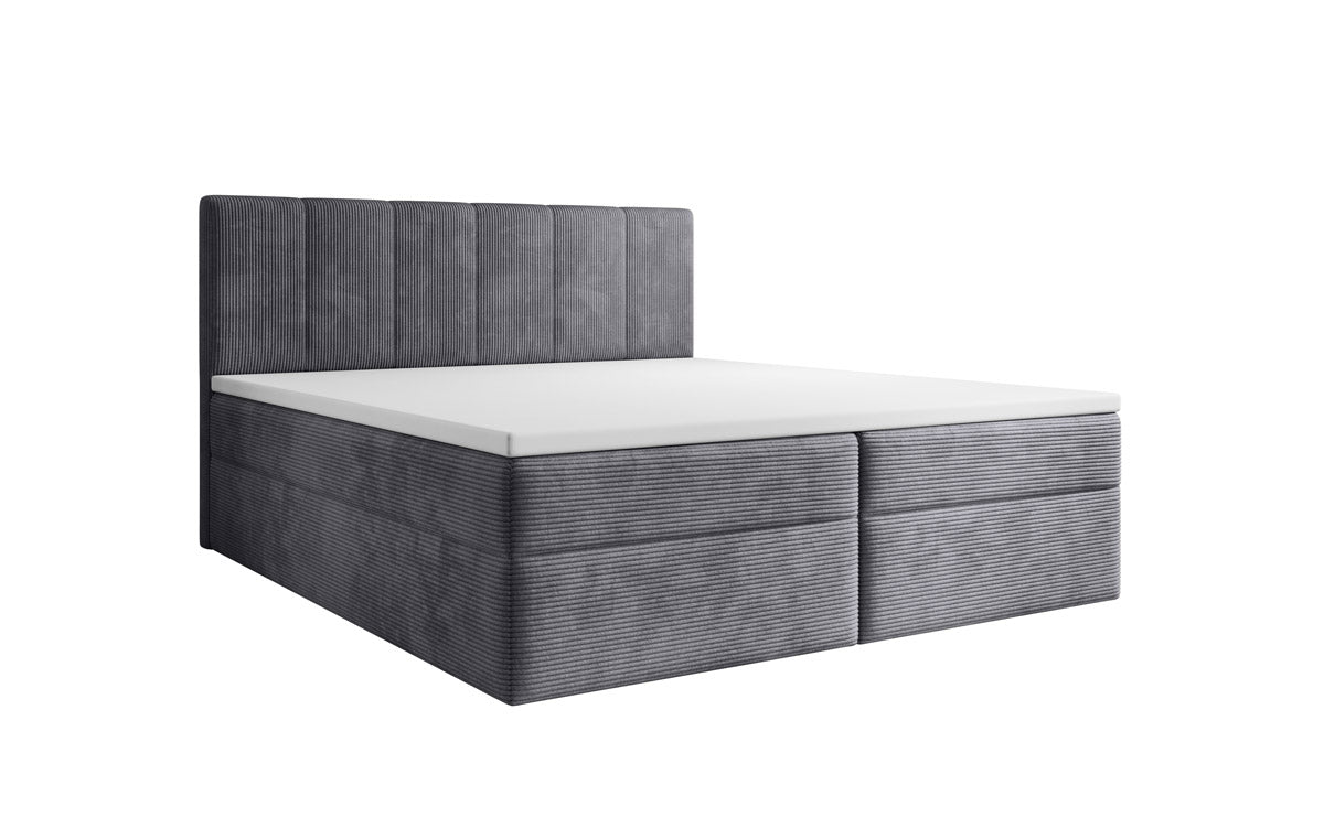 Aurelia Cord Box Spring Bed with Storage