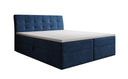 Lit boxspring Amalia Velours avec espace de rangement