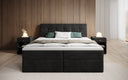Lit boxspring Amalia Velours avec espace de rangement