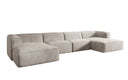Designer Sofa Comfy U in Fluweel