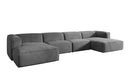 Designer Sofa Comfy U in Fluweel
