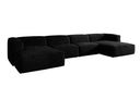 Designer Sofa Comfy U in Fluweel
