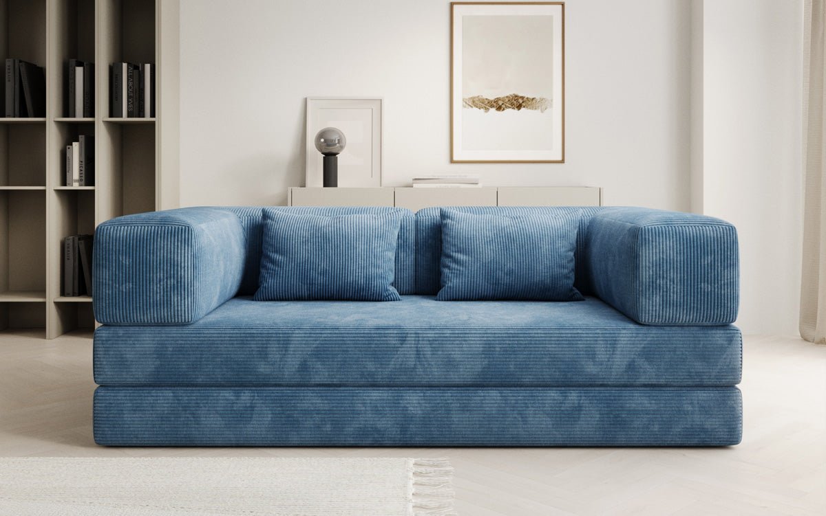 Designer Sofa Lazy 3-Seater in Corduroy