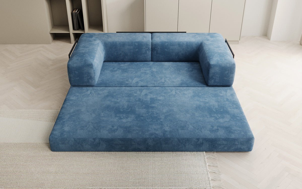 Designer Sofa Lazy 3-Seater in Corduroy