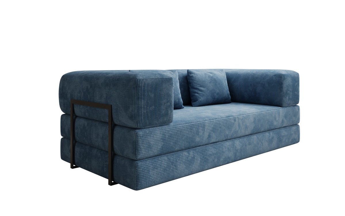 Designer Sofa Lazy 3-Seater in Corduroy
