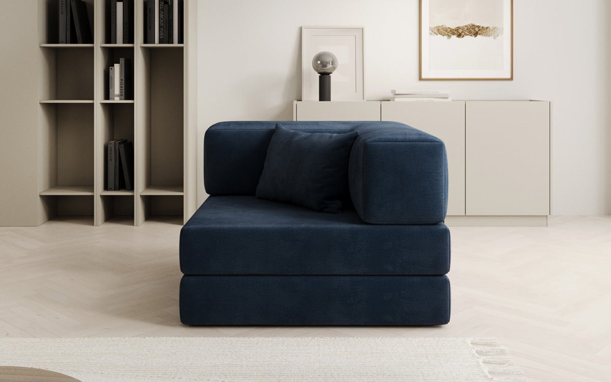 Canapé fauteuil Lazy en Velours