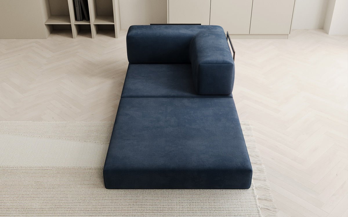 Canapé fauteuil Lazy en Velours
