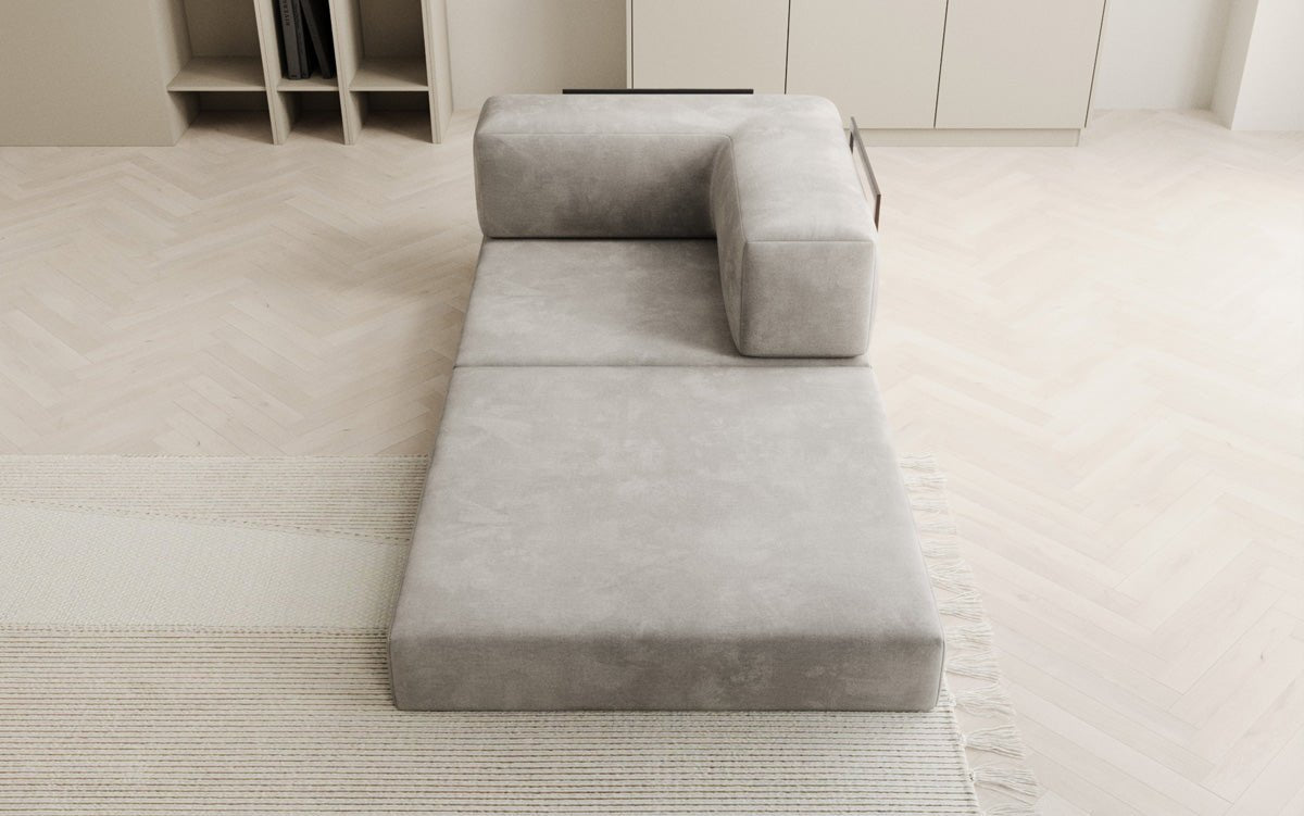 Canapé fauteuil Lazy en Velours