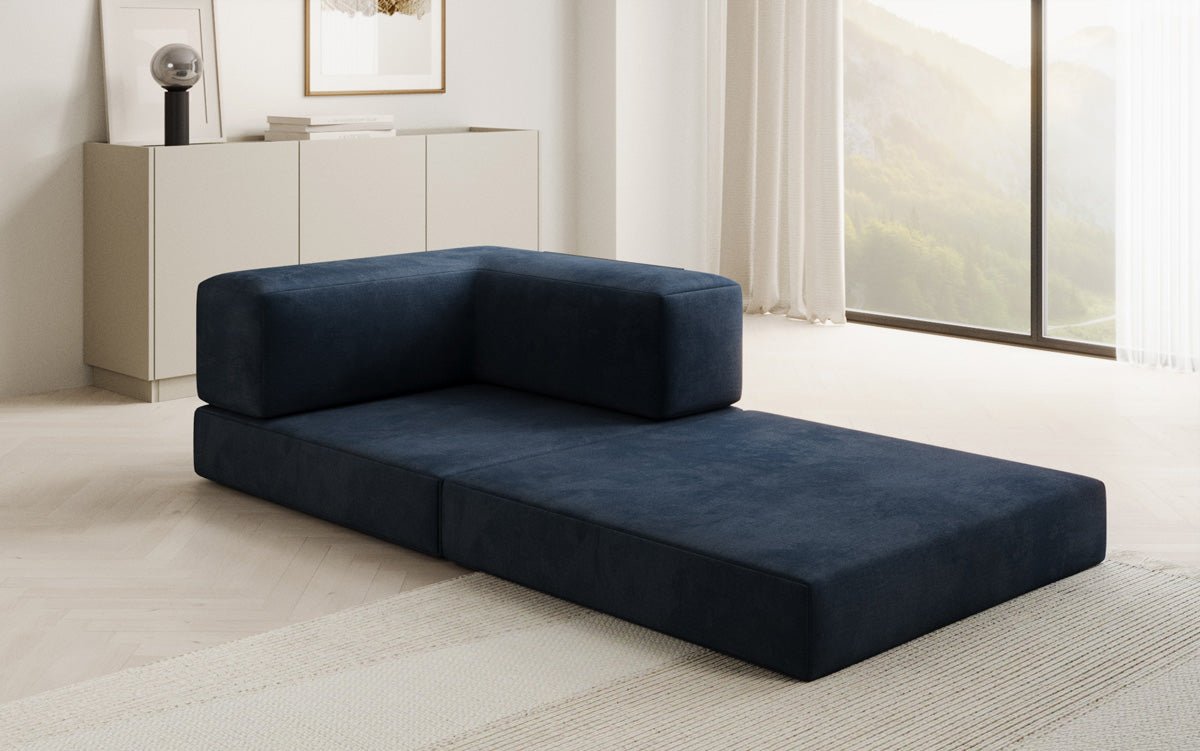 Canapé fauteuil Lazy en Velours