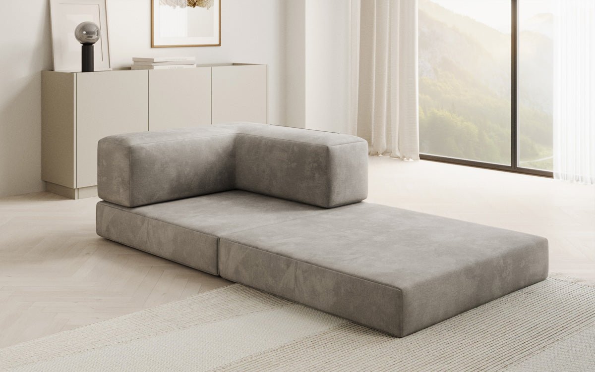 Canapé fauteuil Lazy en Velours