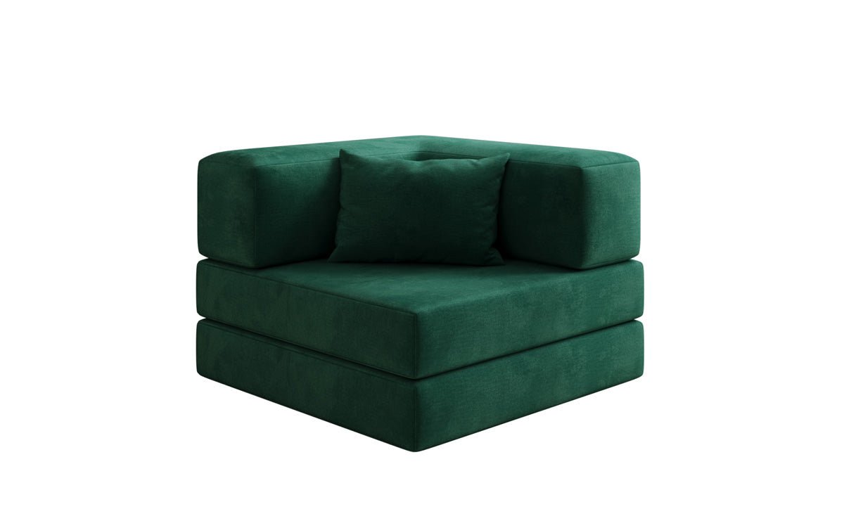 Canapé fauteuil Lazy en Velours