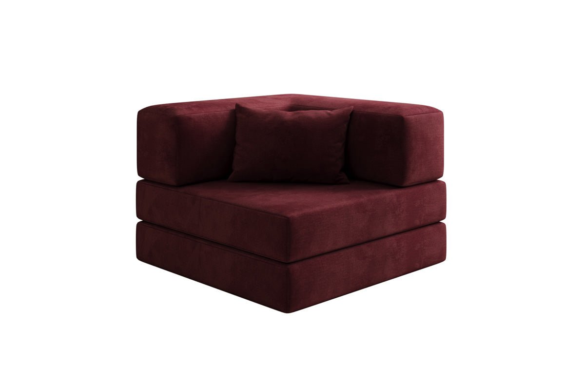 Canapé fauteuil Lazy en Velours