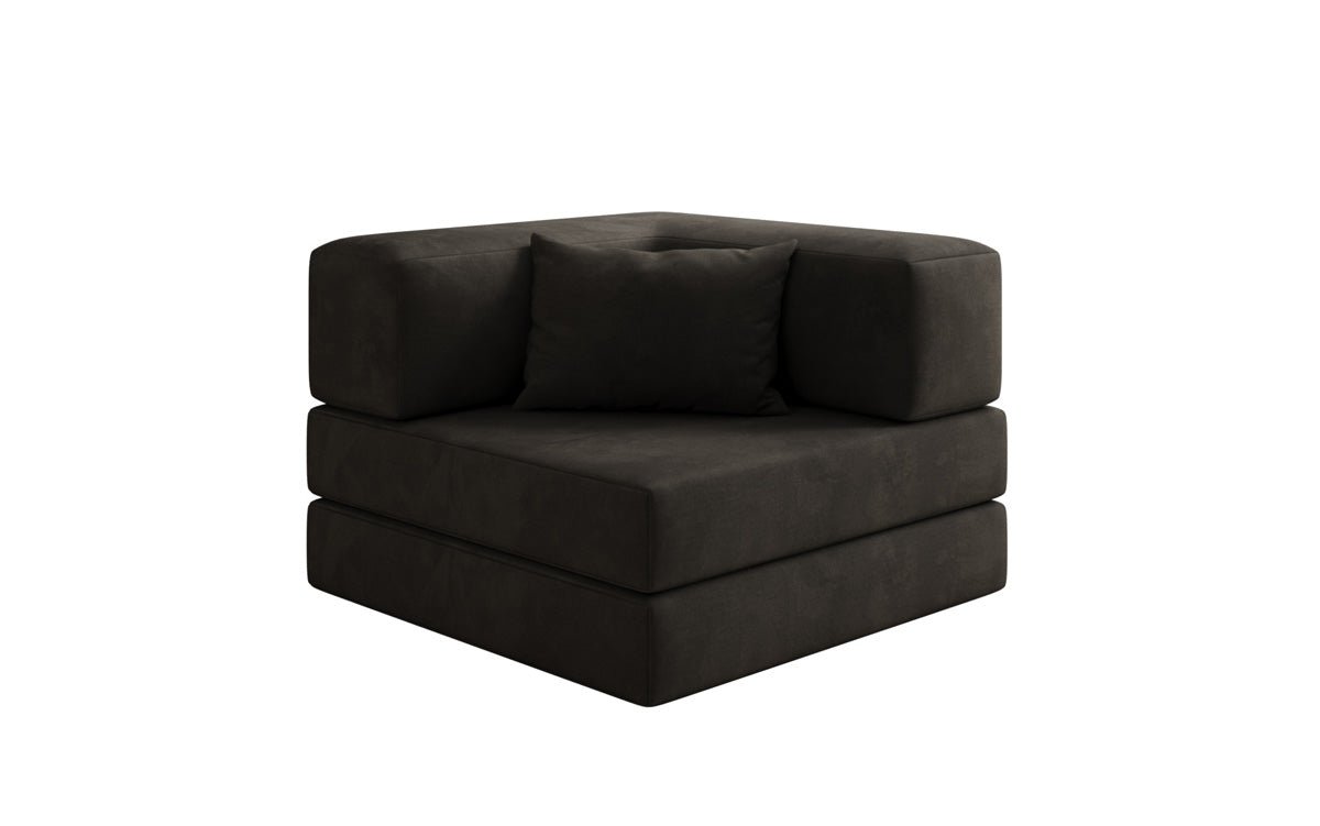 Canapé fauteuil Lazy en Velours