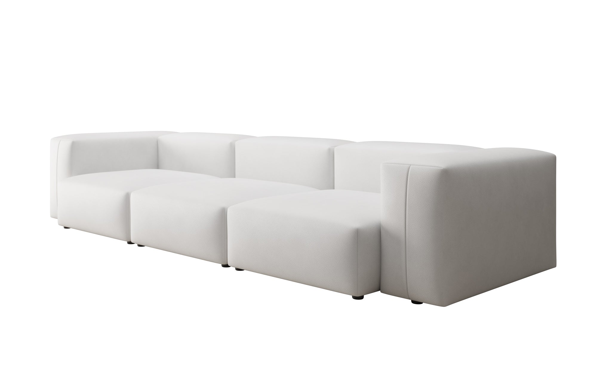Designer 3 Sitzer Sofa Snug in Echtleder