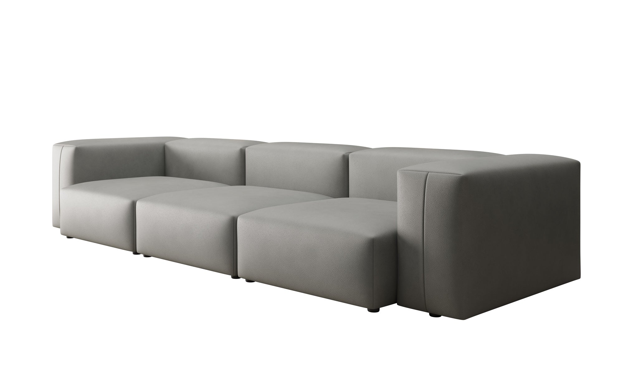 Designer 3 Sitzer Sofa Snug in Echtleder