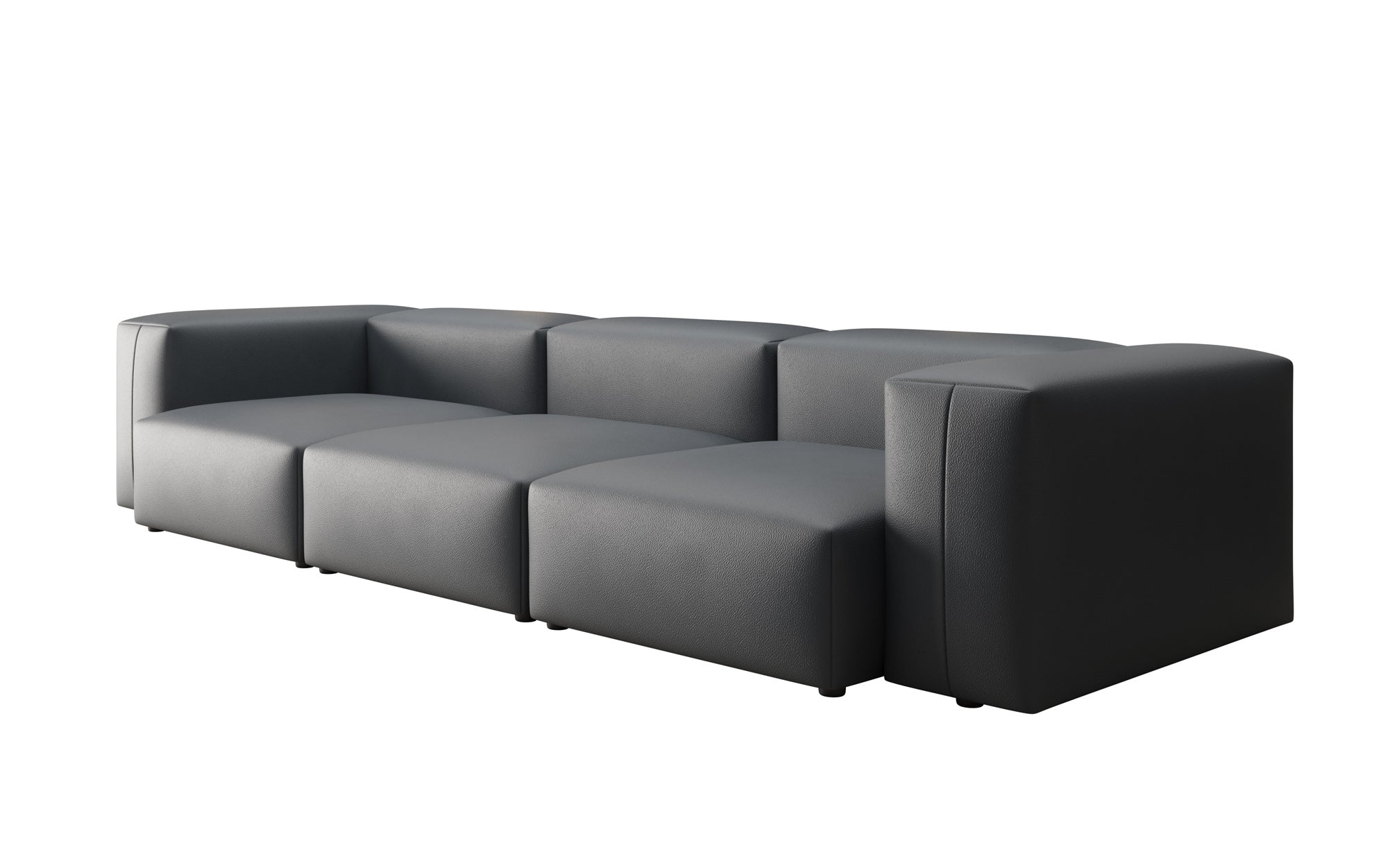 Designer 3 Sitzer Sofa Snug in Echtleder