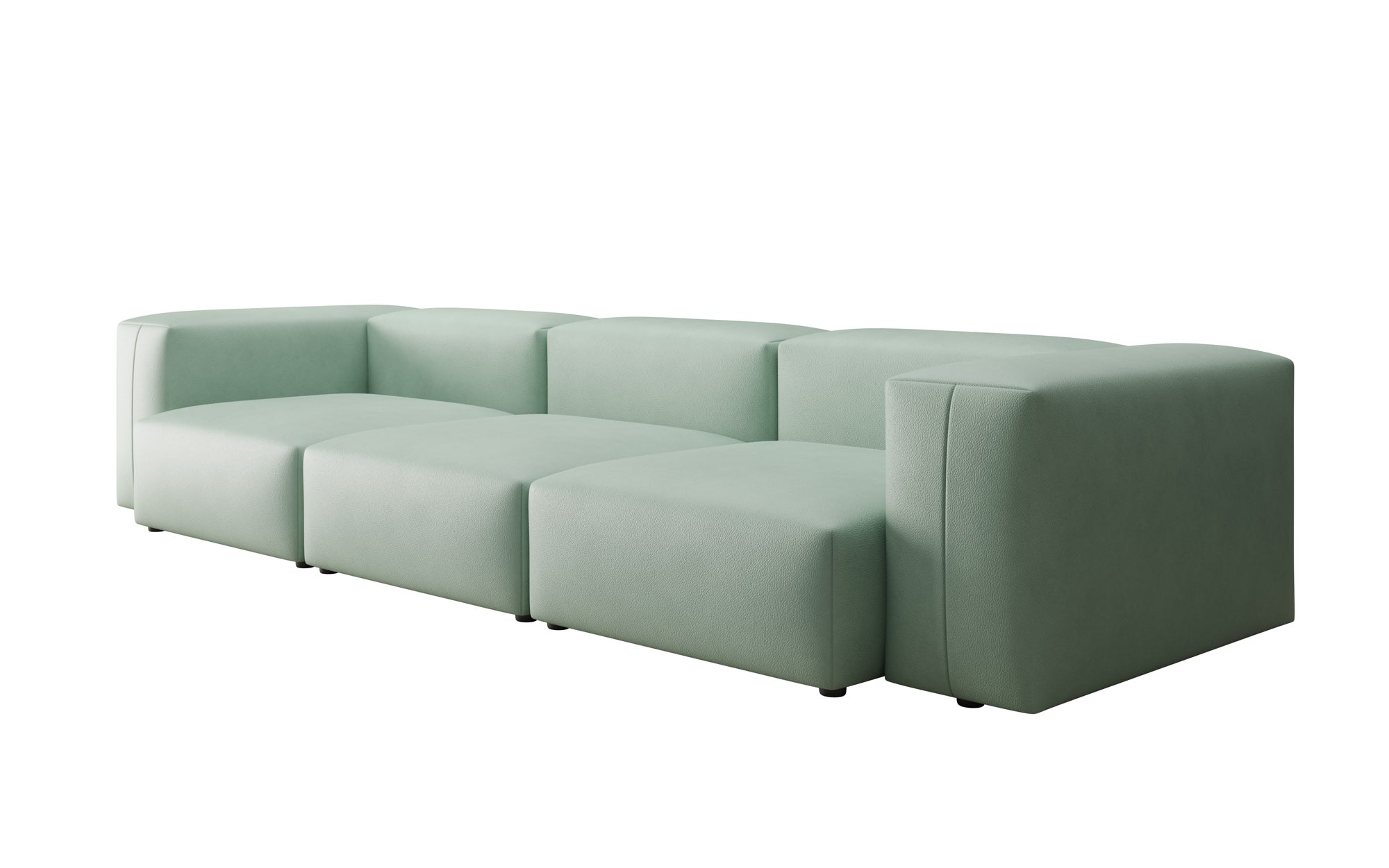 Designer 3 Sitzer Sofa Snug in Echtleder